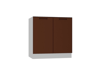 Skříňka kuchyňská dvoudveřová pod zlewozmywak Katrin D80 ZL - tuscan red