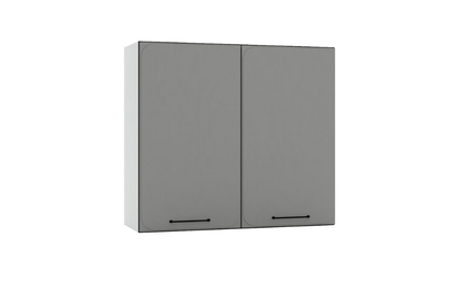 Skříňka kuchyňská závěsná dvoudveřová Katrin W80 - šedý mat