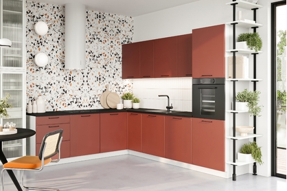Komplet nábytku kuchynského Katrin 240x270cm - tuscan red
