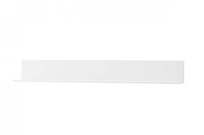 Polica závesná Selene 24 165 cm - biely lesk
