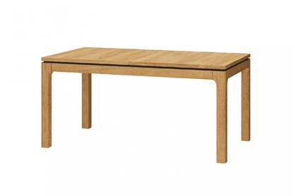Stůl rozsuwany Porto 40 - 160-250x90 cm - Dub zlatý/Černý mat
