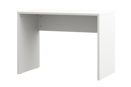 Písací stôl Genius 110 cm - biely mat