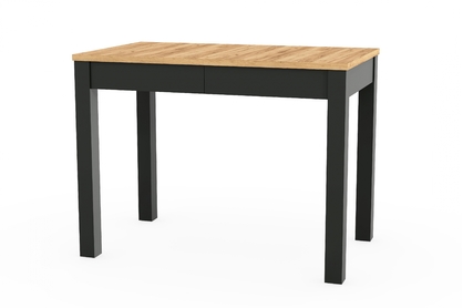Stôl rozkladany Orion 03 - 100-160x60 cm - Dub craft/Čierny mat