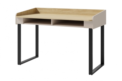 psací stůl Alessio 10 - 125 cm - béžová Pískový / dub olejowany