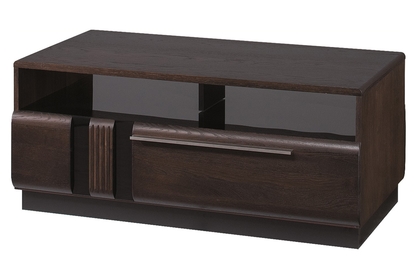 Konferenční stolek Porti 41 se zásuvkou 110 cm - dub čokoládový