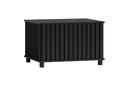 Konferenční stolek do obývacího pokoje Tonis 78x67 cm - černá mat