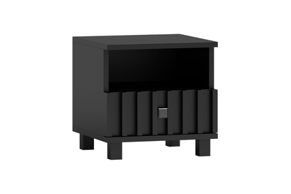Noční stolek Tonis 40 cm - černá mat