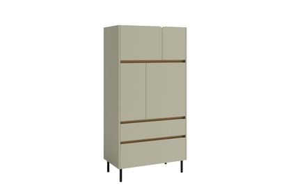 Uzavretá študentská knižnica Luca 80 cm - eukalyptus / dub baltic dune