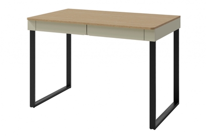 Písací stôl Luca 11 so zásuvkami 125 cm - eukaliptus / Dub baltic dune