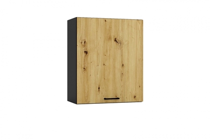 Skříňka kuchyňská závěsná jednodveřová Anika W60 - dub artisan / grafit