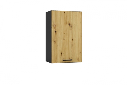 Skříňka kuchyňská závěsná jednodveřová Anika W45 - dub artisan / grafit