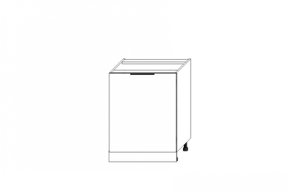 Skříňka kuchyňská spodní Ilandia D60.1 jednodveřová - bílý mat