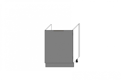 Skříňka kuchyňská spodní Ilandia DZ60.1 pod zlewozmywak - šedá mat
