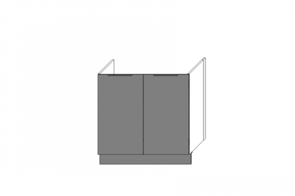 Skříňka kuchyňská spodní Ilandia DZ80 pod zlewozmywak - šedá mat