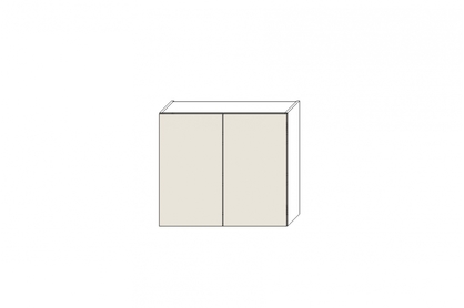 Skříňka kuchyňská závěsná Ilandia W80/71 dvoudveřová - kašmír mat