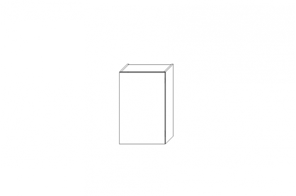 Skříňka kuchyňská závěsná Ilandia W45/71 jednodveřová - bílý mat