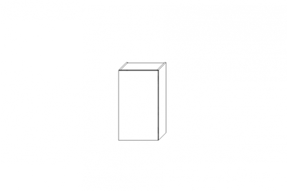 Skříňka kuchyňská závěsná Ilandia W40/71 jednodveřová - bílý mat