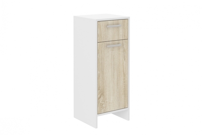 Koupelnová skříňka Lemia 34 cm - dub sonoma / bílá