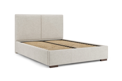Čalouněná postel ze stelazem Lektis - 160x200 / Dřevěné nohy wenge 