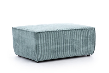 Taburet čalúnená Flabio - Zelený MENČESTER ľahkočistiaci Anafi 8