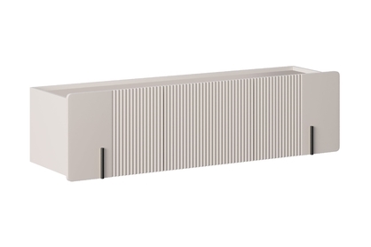 Závesný TV stolík Malmi 150 cm - kašmírová / čierna