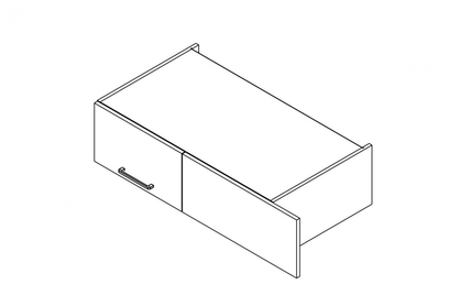 Skrinka Kuchynská závesná Kammono P2 SNOPR115/35N horná nad regál spizarka