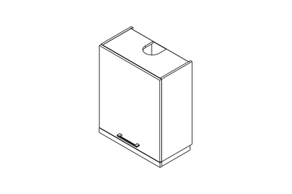 Skrinka Kuchynská závesná Kammono P2 W60.1/P digestorová do riadu nad plyta gazowa