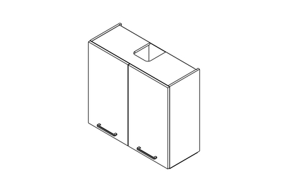 Skrinka Kuchynská závesná Kammono P2 WP8C80/71 digestorová do riadu nad plyta indukcyjna