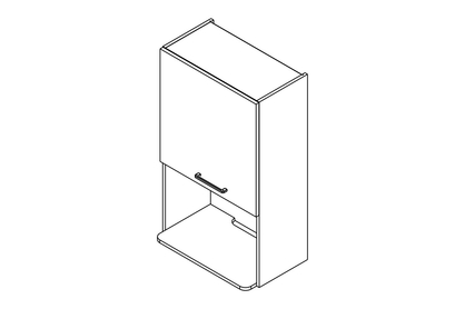 Skrinka Kuchynská závesná Kammono P2 WM60.1/100 pod zabudowe mikrofalowki wolnostojacej