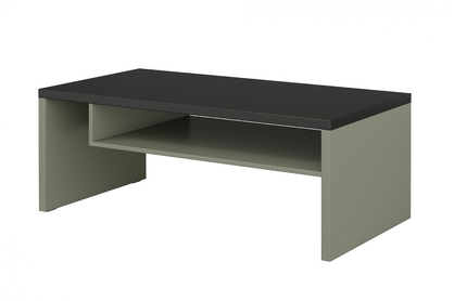 Konferenčný stolík Gramon 120 cm – zelená / čierna