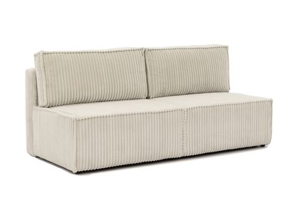 Pohovka Solvero s funkciou spania - béžový plyš Tilia 03