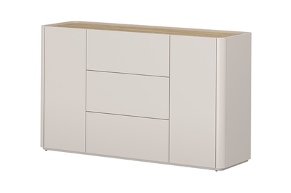 Komoda Elivo 150 cm - kašmírová / dub olejovaný