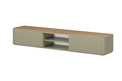 TV stolek Elivo 220 cm - eukalyptus / dub baltic dune
