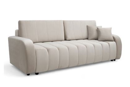 Pohovka Lapios s rozkladem - béžový samet Velluto 2 Beige