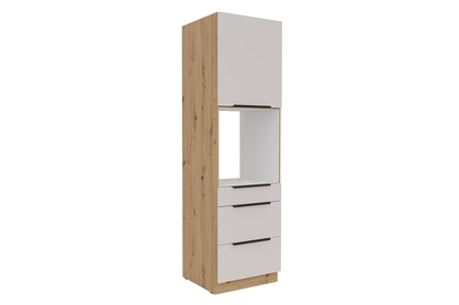 Kuchyňský sloupek Arvani 60 DPS-210 s zásuvkami pro troubu - kašmír / dub artisan