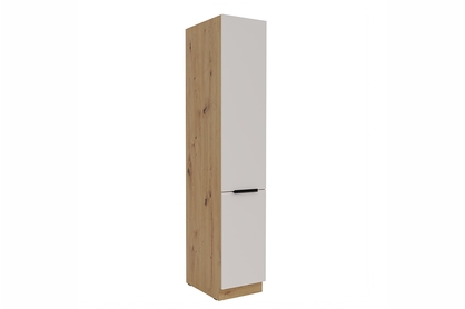 Kuchyňský sloupek Arvani 40 DK-210 dvoudveřový - kašmír / dub artisan