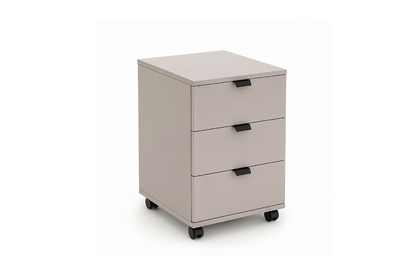 Kontajner Cremona s tromi zásuvkami - piesková béžová