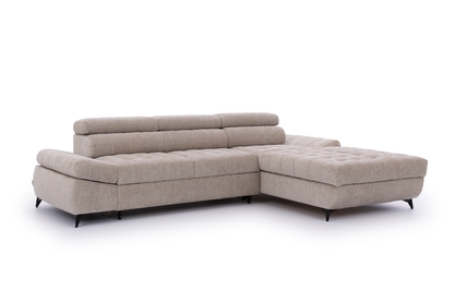 Rozkladacia rohová sedacia súprava Valoris Mini pravá- béžová žinylka Perfect Harmony 07