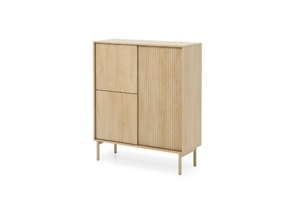 Vysoká komoda Rivio 104 cm - dub cremona