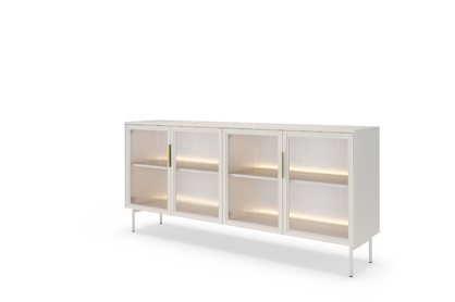 Komoda Auri 181 cm s osvetlením - kašmír