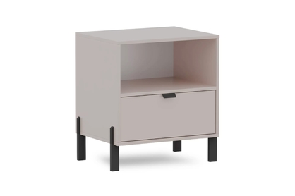 Nočný stolík Cremona so zásuvkou - piesková béžová