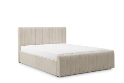 Posteľ čalúnená Nicole 160x200 S vnútorným úložným priestorom- béžový šenil Perfect harmony 07
