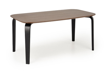 Obdĺžnikový stôl Norello 160x90 cm - orech / čierna