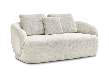 Dvojmiestna pohovka Finezal - béžový šenil Cremona 02