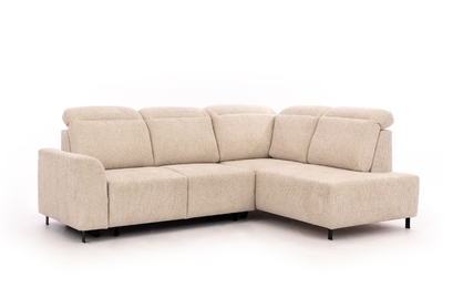 Rohová sedačka Magnis L s rozkladom pravostranná - béžová látka Magni 206.03