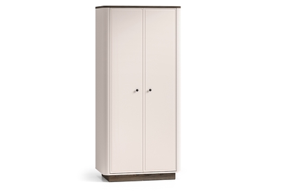 Šatníková skriňa Amberto 92 cm - kašmír / dub windmill tmavý