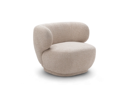 Relaxační křeslo Skindi - béžová bouclé Catch Me 02