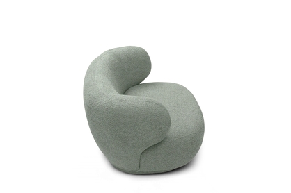 Relaxační křeslo Skindi - zelená bouclé Catch Me 13