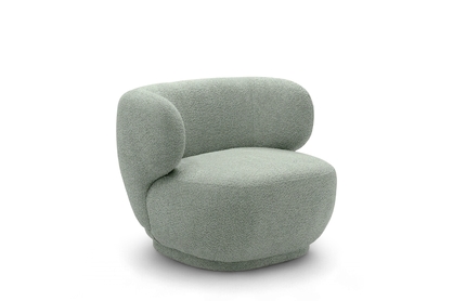 Relaxační křeslo Skindi - zelená bouclé Catch Me 13