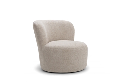 Oddychové kreslo Hygga - béžová bouclé Catch Me 02